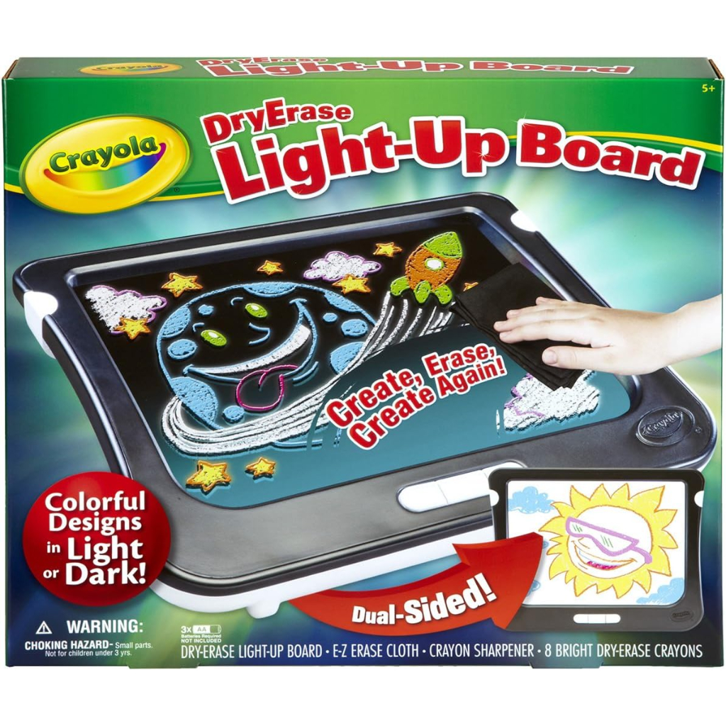 crayola dry erase light up board, art tablet, holiday toys, holiday gifts for kids1