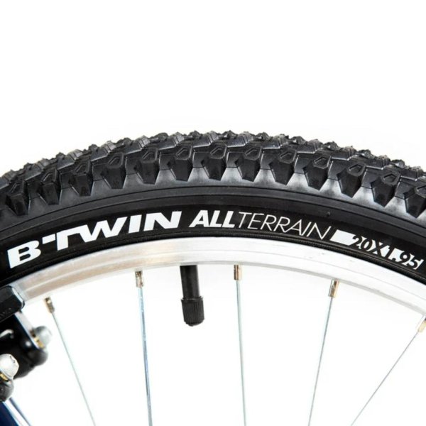 decathlon btwin st120, kids mountain bike, 20, 6 speed, 3'11 to 4'5, white (3)