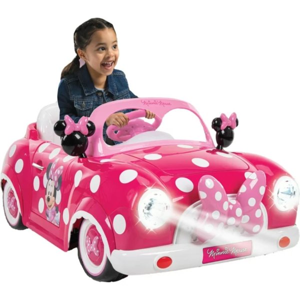 disney minnie mouse convertible car 6 volts electric ride on5