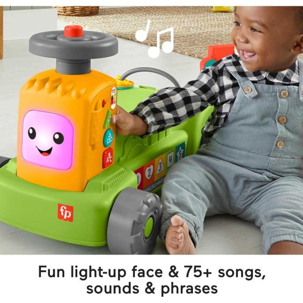 fisher price laugh & learn 4 in 1 farm to market tractor ride on2