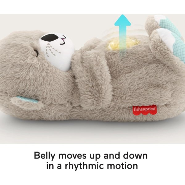 fisher price sound machine soothe 'n snuggle otter portable plush baby toy5