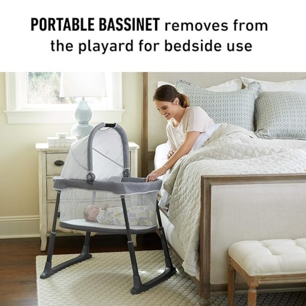 graco pack n play day2dream travel bassinet playard lo (2)