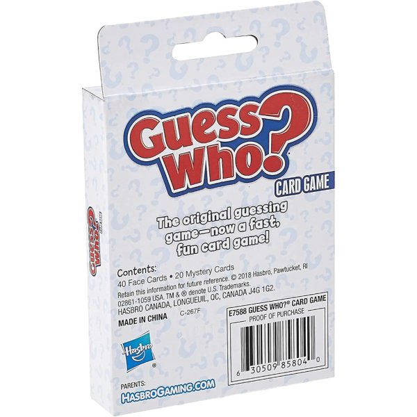 guess who? card game for kids ages 5 and up, 2 player guessing game6