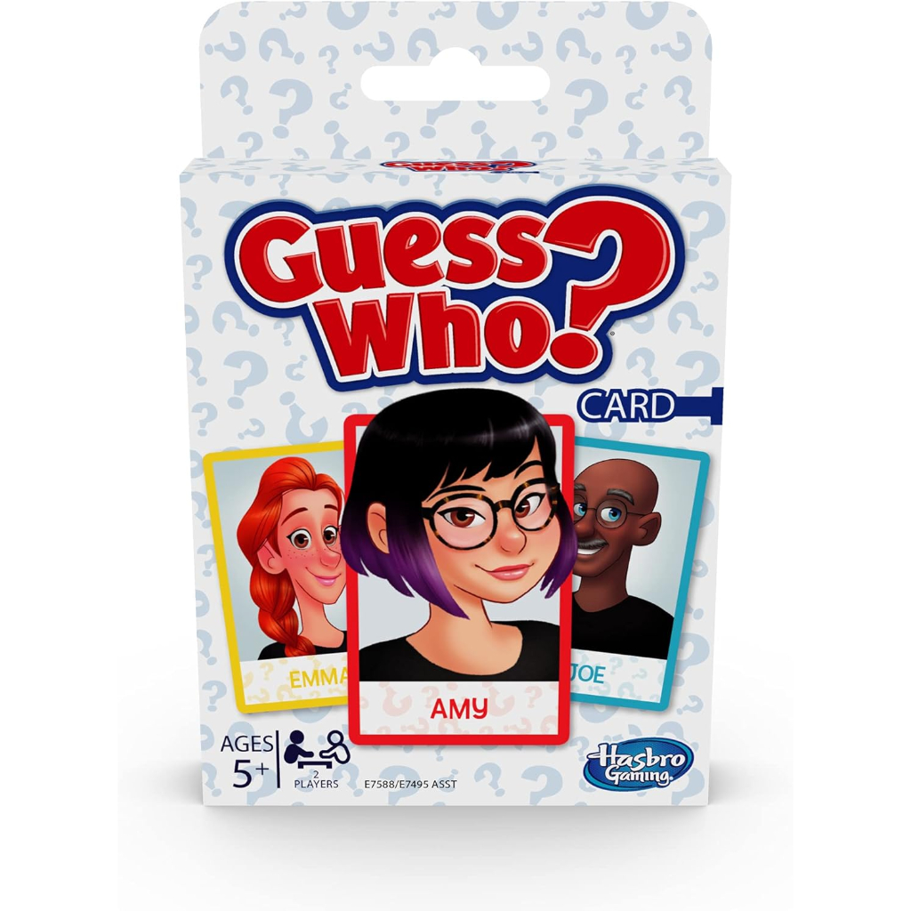 guess who? card game for kids ages 5 and up, 2 player guessing game8