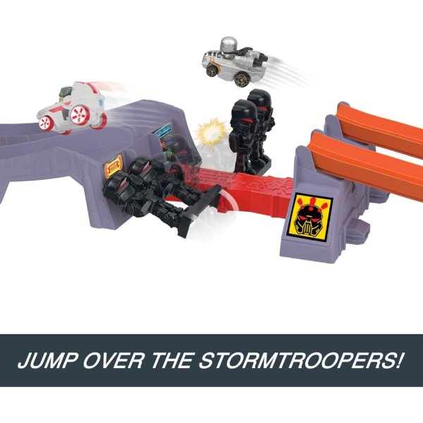 hot wheels racerverse star wars inspired track set grogu and mandalorian vehicles3