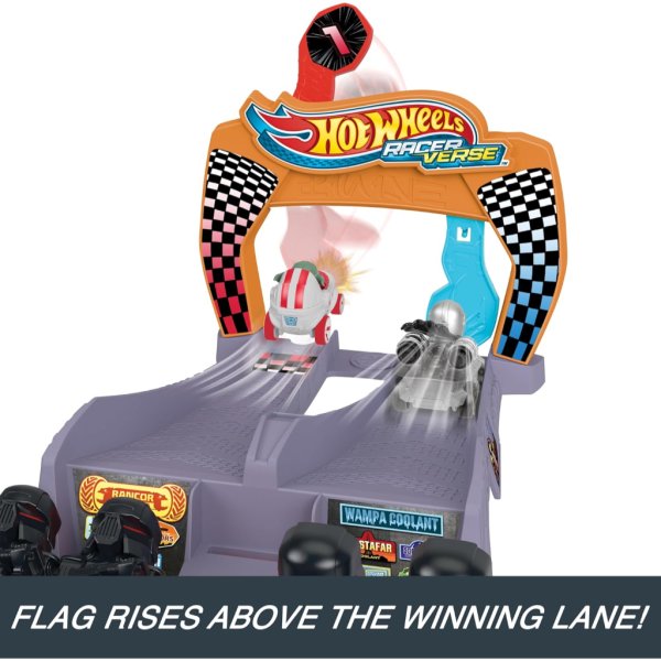 hot wheels racerverse star wars inspired track set grogu and mandalorian vehicles5