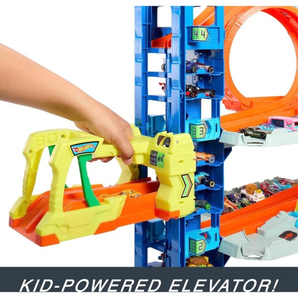 hot wheels city ultimate garage playset with 2 die cast cars6
