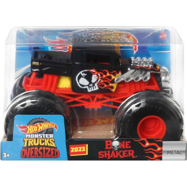 hot wheels monster trucks, oversized monster truck in 1:24 scale1