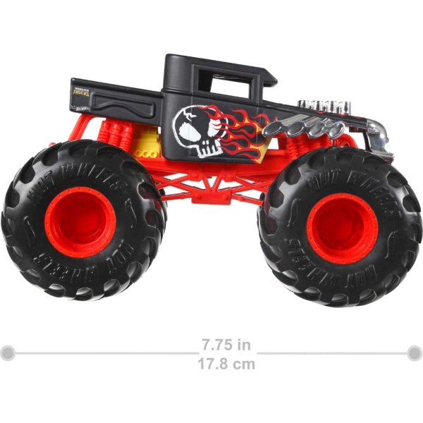 hot wheels monster trucks, oversized monster truck in 1:24 scale2