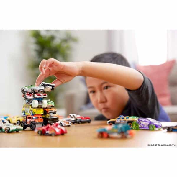 hot wheels set of 20 toy cars & trucks in 1:64 scale6