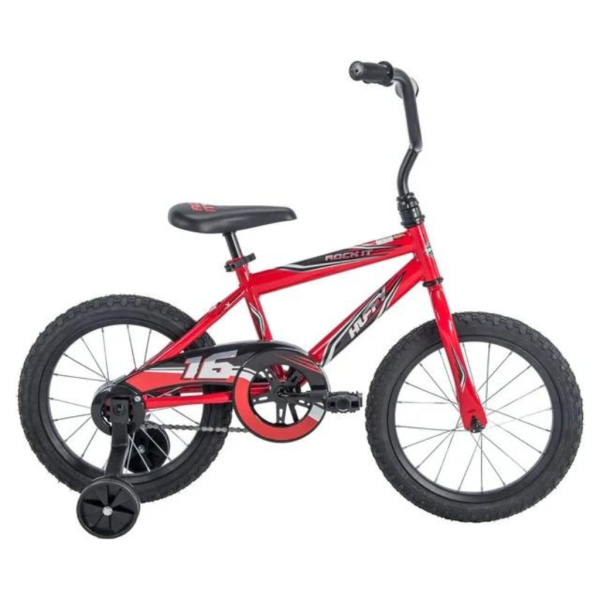 huffy 16 inch rock it boys sidewalk bike, red