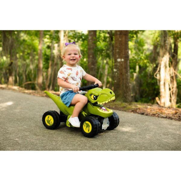 jurassic world 6v t rex quad with interactive play features for toddlers ages 18 months+ (6)