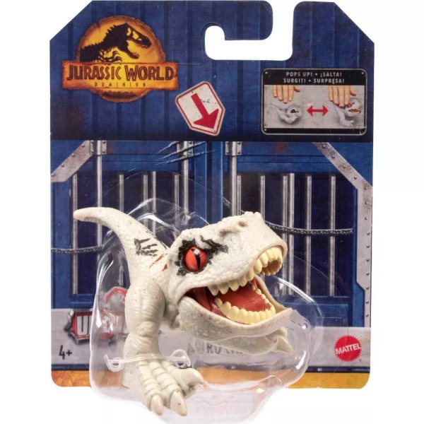 jurassic world: dominion uncaged wild pop ups collectible toy 3 years & up (styles may vary)1