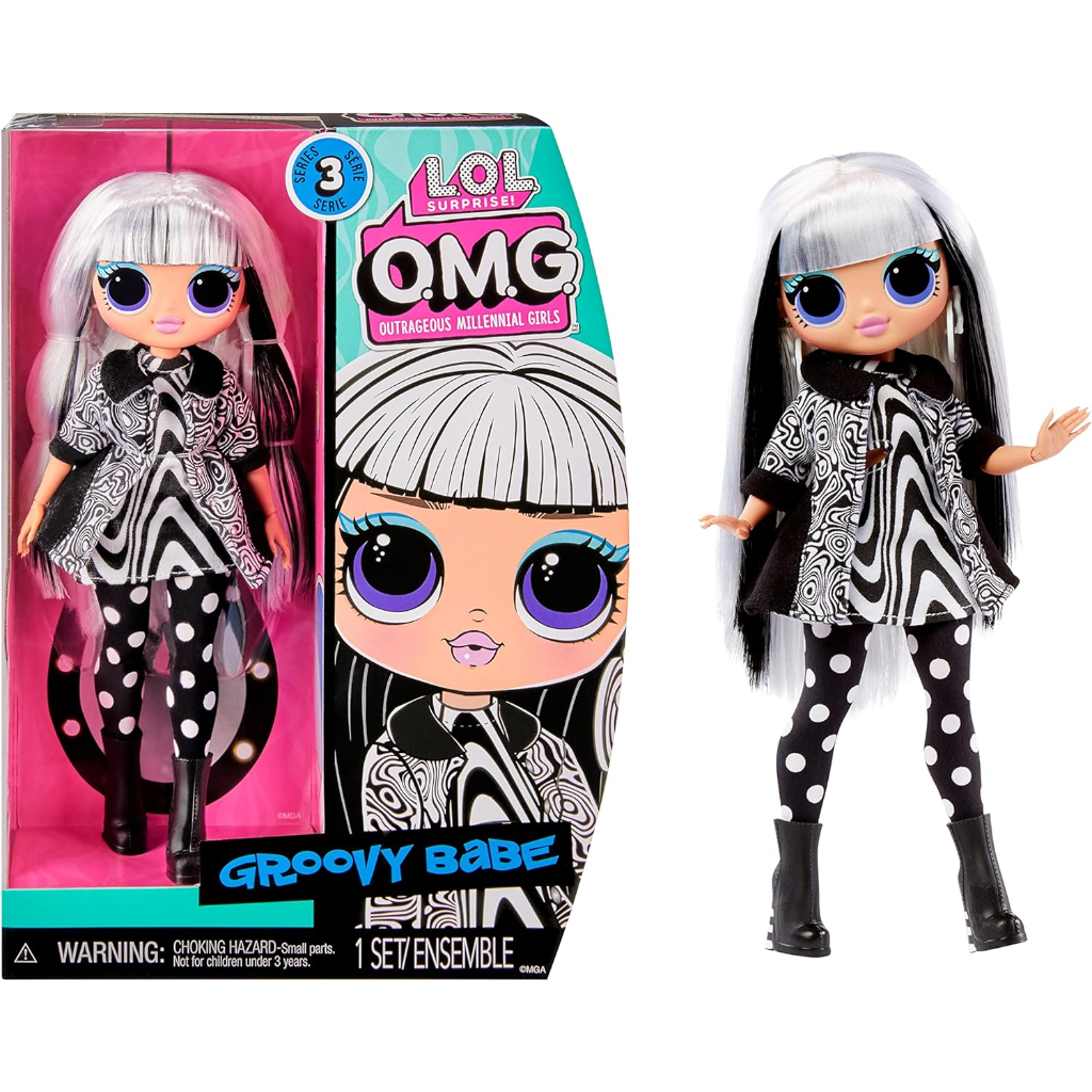 l.o.l. surprise! o.m.g. groovy babe fashion doll6