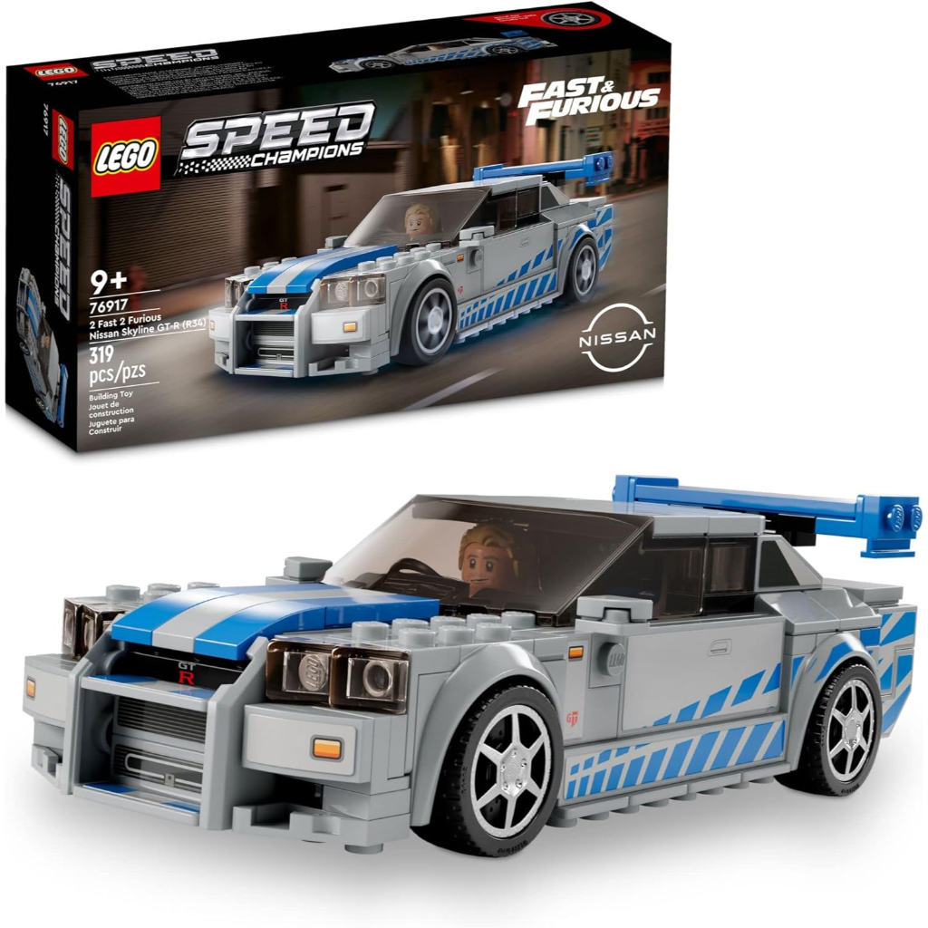 lego speed champions 2 fast 2 furious nissan skyline gt r (r34)5