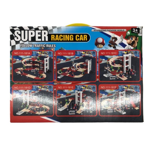 mario super racing car set (2)