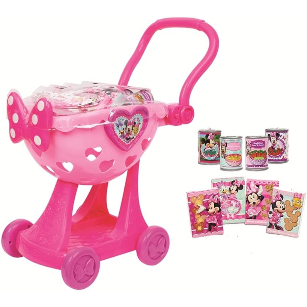 minnie happy helpers bowtique shopping cart pink1