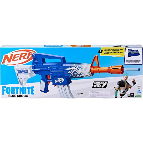 nerf fortnite blue shock4