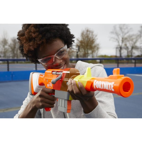 nerf fortnite hr dart blaster ruff wrap design with 6 elite darts3