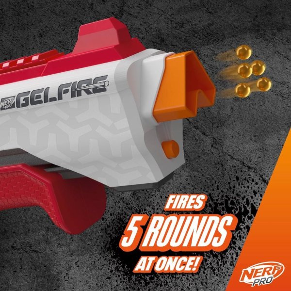 nerf pro gelfire raid blaster, 10,000 rounds, 800 round hopper 1