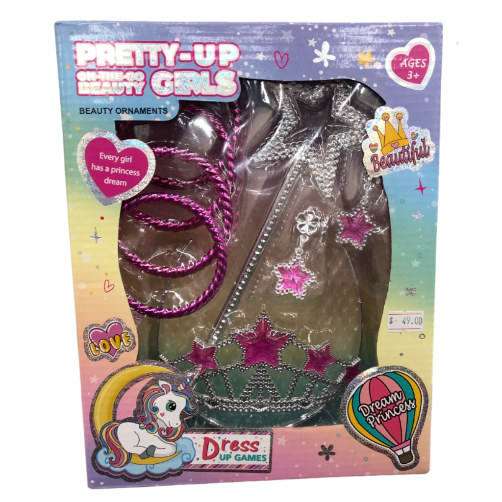 pink accessories set