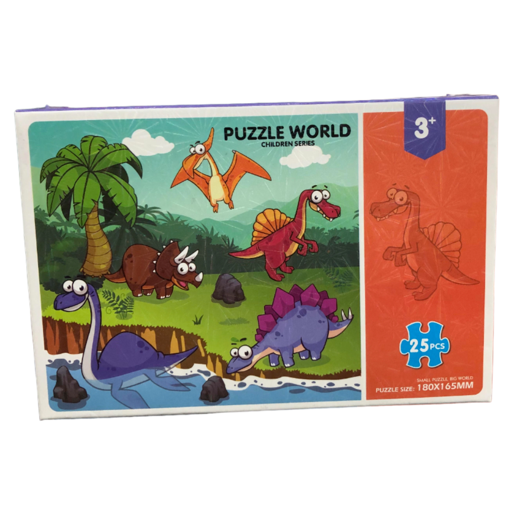 puzzle world dinosaur 25pcs