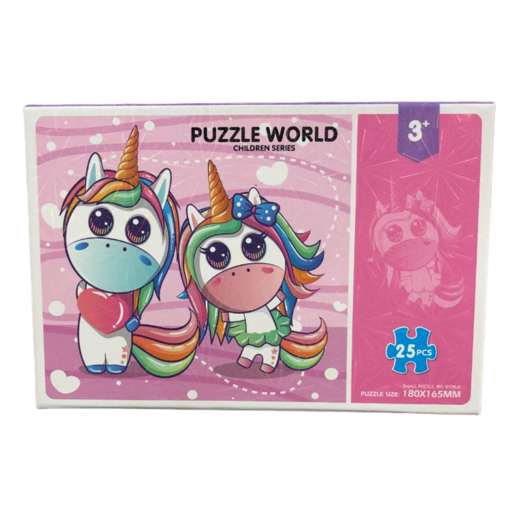 puzzle world unicorn set 24pcs