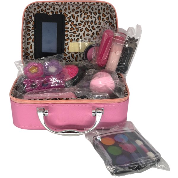 sendida washable kids makeup kit for girls toys with cute makeup bag (1)