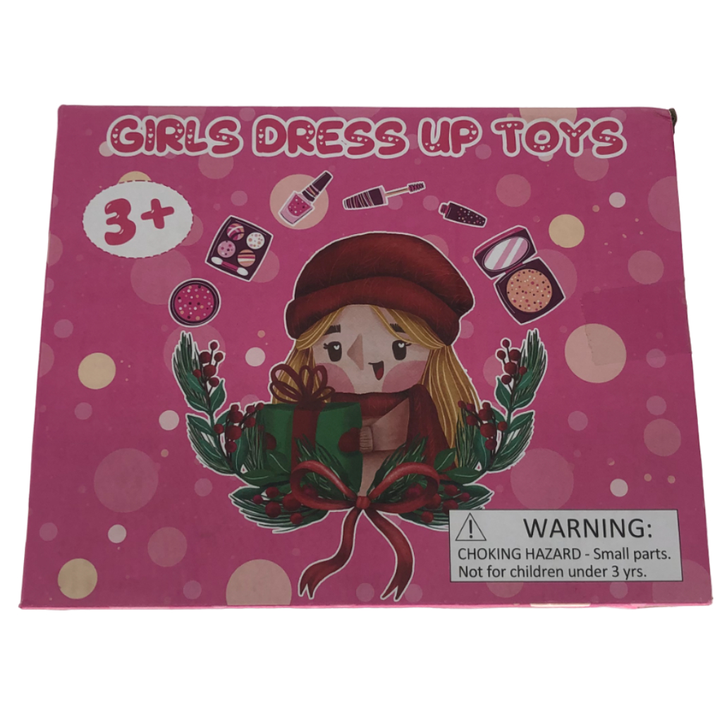 sendida washable kids makeup kit for girls toys with cute makeup bag