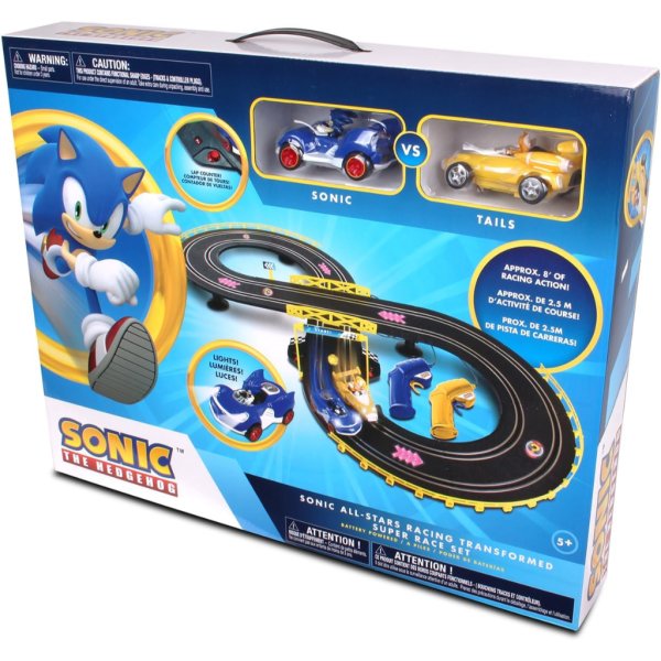 sonic & tails rc slot car set race set vehicle3