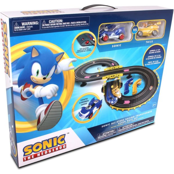 sonic & tails rc slot car set race set vehicle5