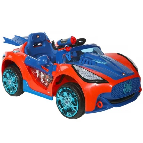 spider man 6 volt super car ride on for children ages 3+ years (1)