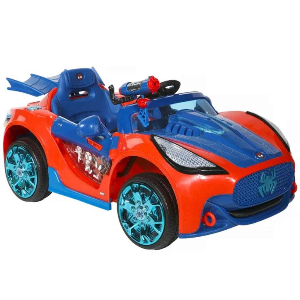 spider man 6 volt super car ride on for children ages 3+ years (1)