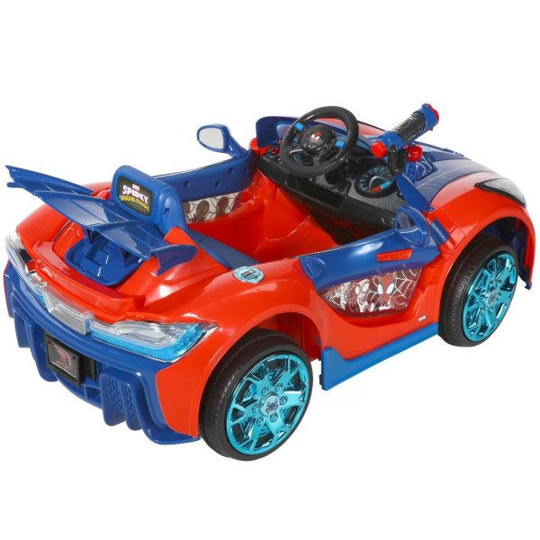 spider man 6 volt super car ride on for children ages 3+ years (3)