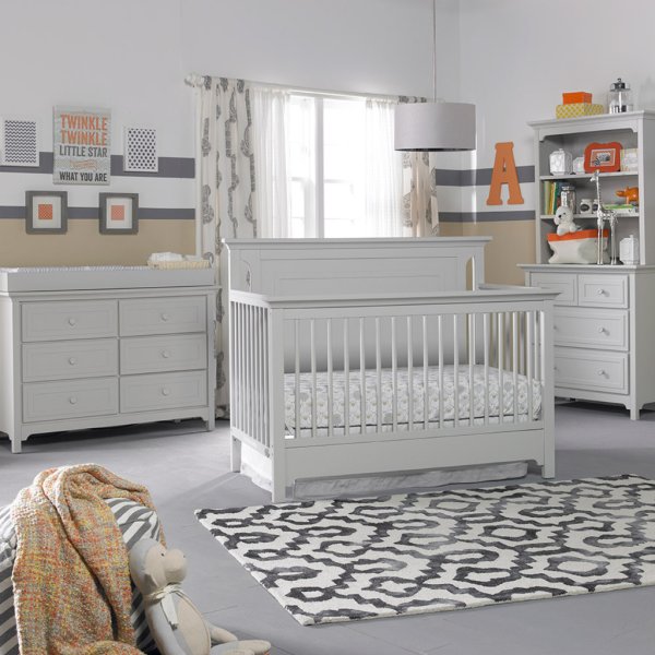ti amo mesa convertible baby crib misty grey6