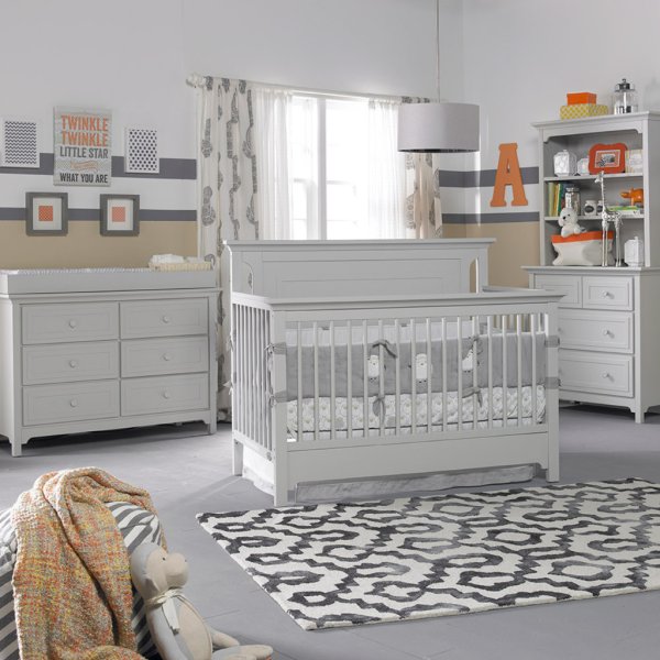 ti amo mesa convertible baby crib misty grey7