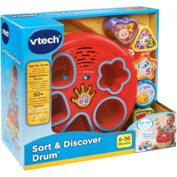 vtech sort & discover drum7