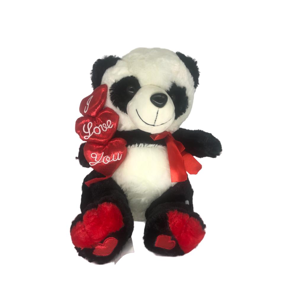 10inch panda w hearts