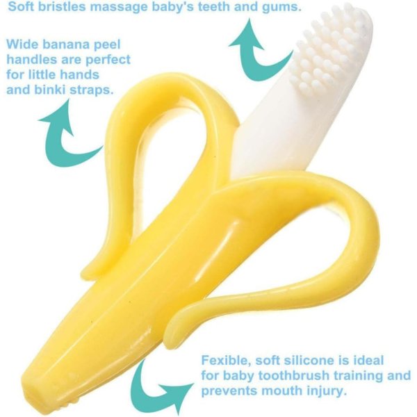 2 in 1 banana teether and toothbrush (3)