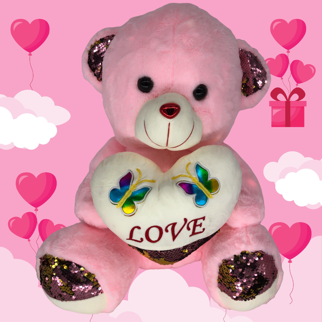 20inch pink teddy