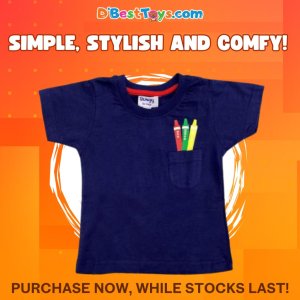 BABY BOYS T-SHIRT WITHOUT SNAP BUTTONS