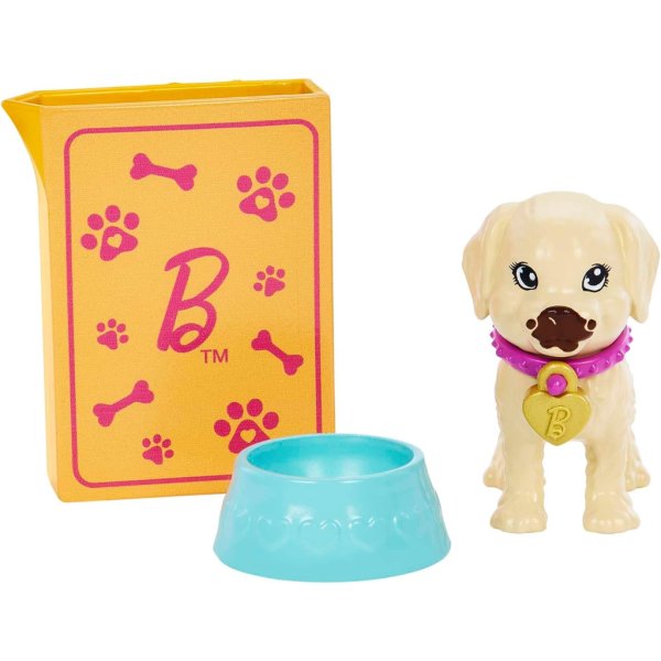 barbie® doll and accessories pup adoption™ playset with doll, 2 puppies and color change (3)