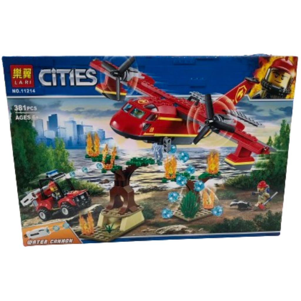 cities plane block set 381 pcs