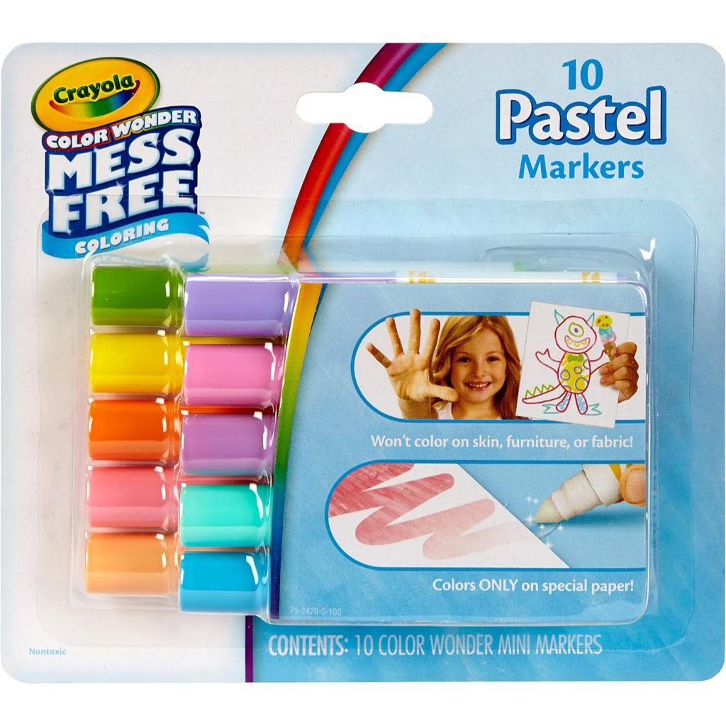 crayola color wonder mess free 10 pastel markers5