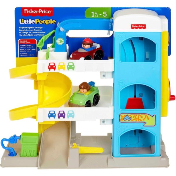 fisher price little people the helpful neighbor’s garage4