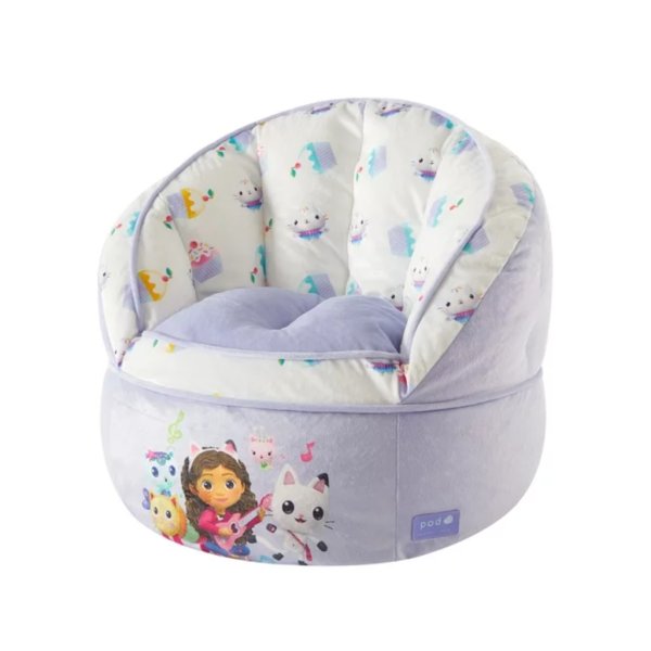 gabby's dollhouse purple polyester bean bag (5)