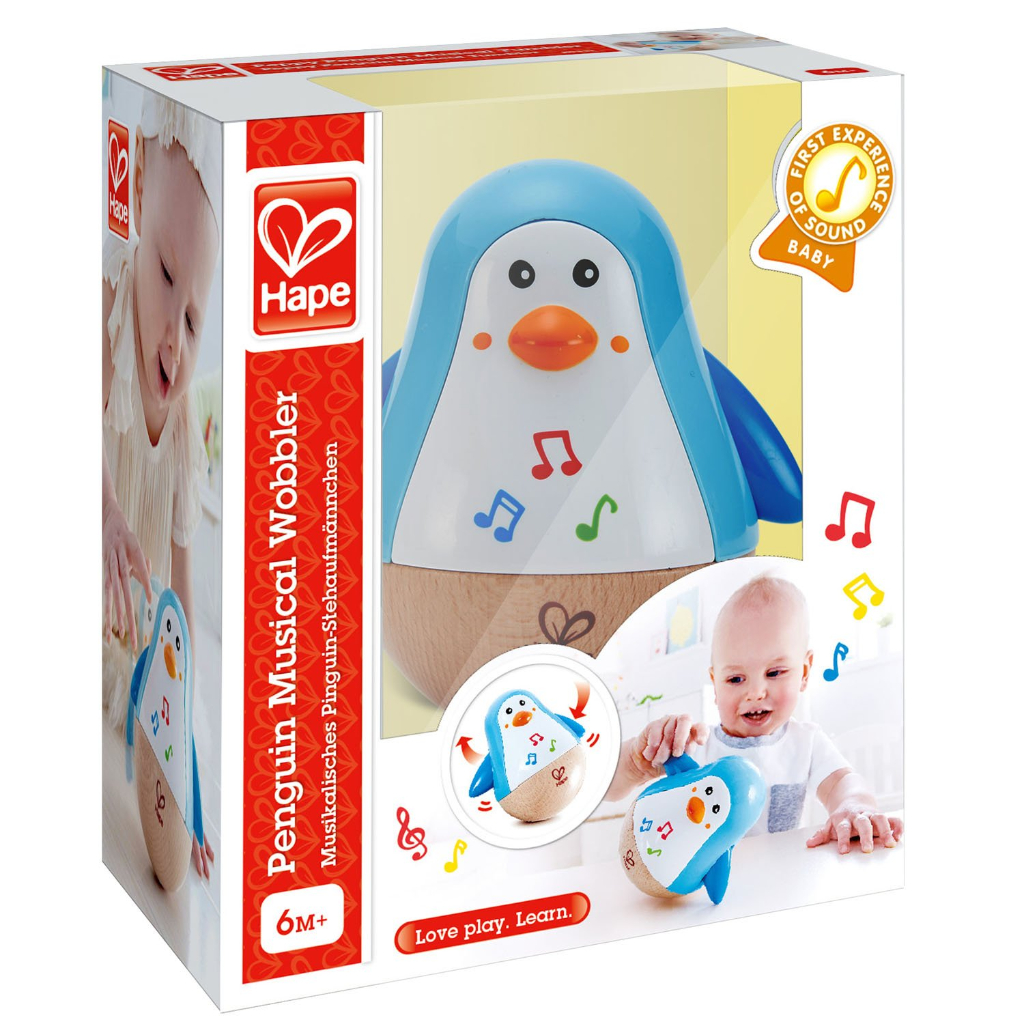 hape love play learn penguin musical wobbler (1)