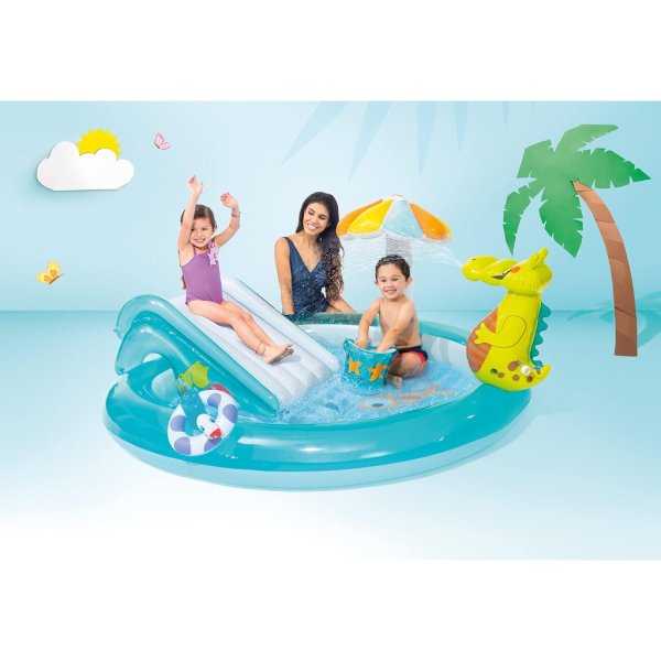intex gator inflatable play center w slide (3)