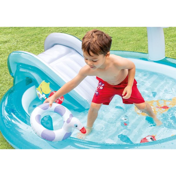 intex gator inflatable play center w slide (4)