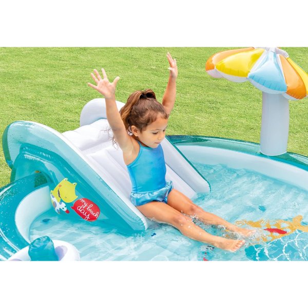 intex gator inflatable play center w slide (5)